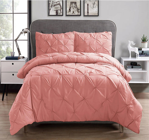 Marquis Luxurious Pinch Pleated Winter Comforter With  Pillow Shams